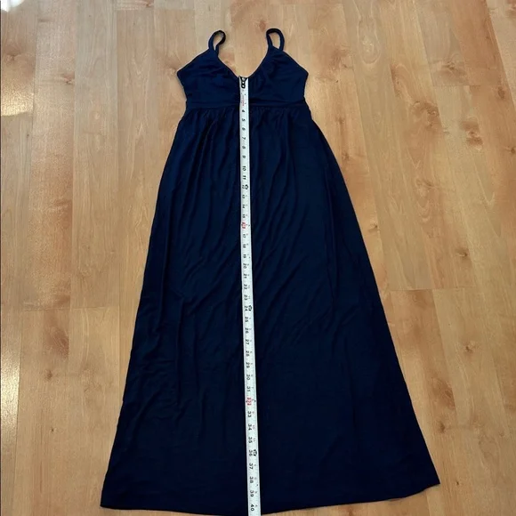 Old Navy navy long maxi dress size extra small petite - Picture 2 of 5